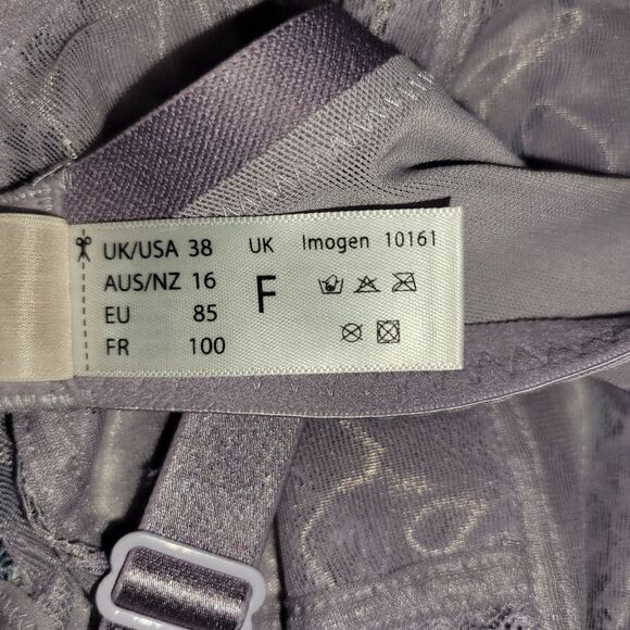 Panache purple bra size 38 F - Picture 3 of 4